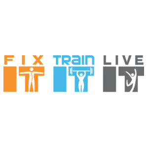 FIX IT TRAIN IT LIVE IT - WOMEN'S FITTED T-SHIRT - $PWS825$ Design