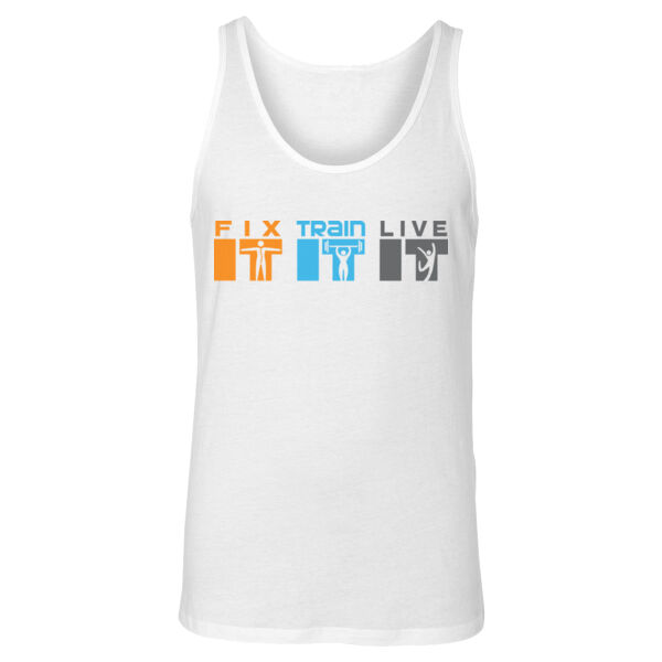 FIX IT TRAIN IT LIVE IT - TANK TOP - $4QTCPA$ Thumbnail