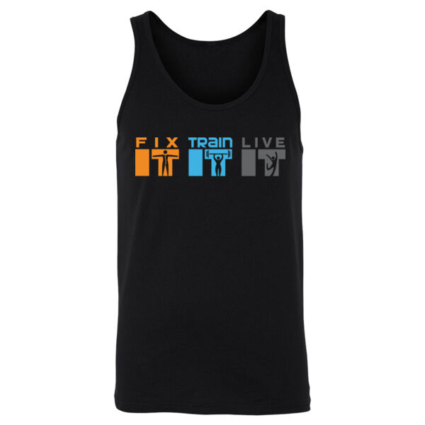 FIX IT TRAIN IT LIVE IT - TANK TOP - $4QTCPA$ Thumbnail